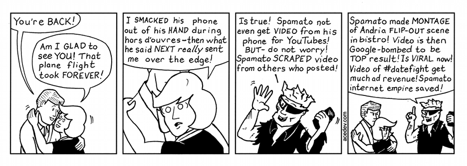 acedev comic, webcomic for Wednesday 21 Sep 2016
